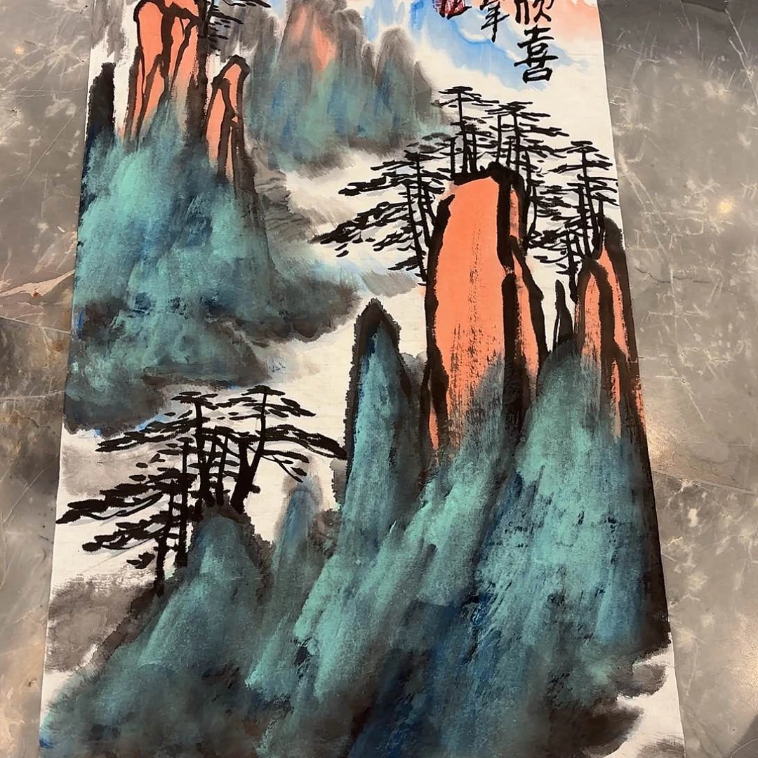横款精品书画作品