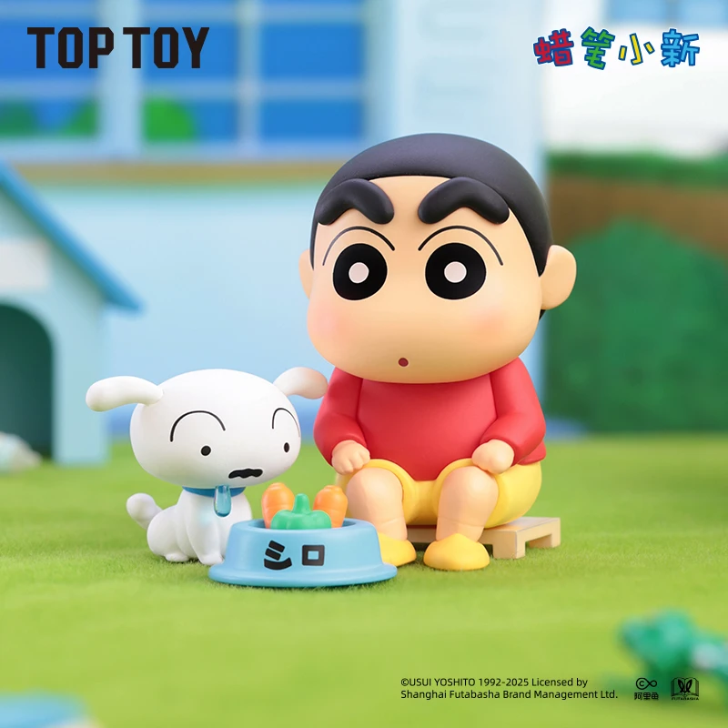 【桌面摆件】TOPTOY蜡笔小新小白的日常手办盲盒正版小公仔送礼好物