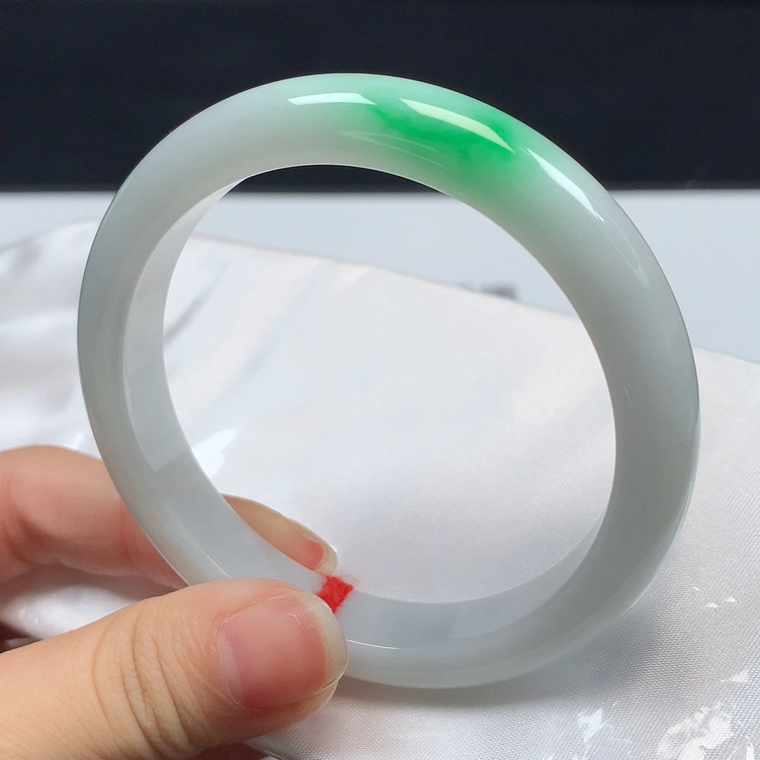 翡翠未镶嵌手镯1444