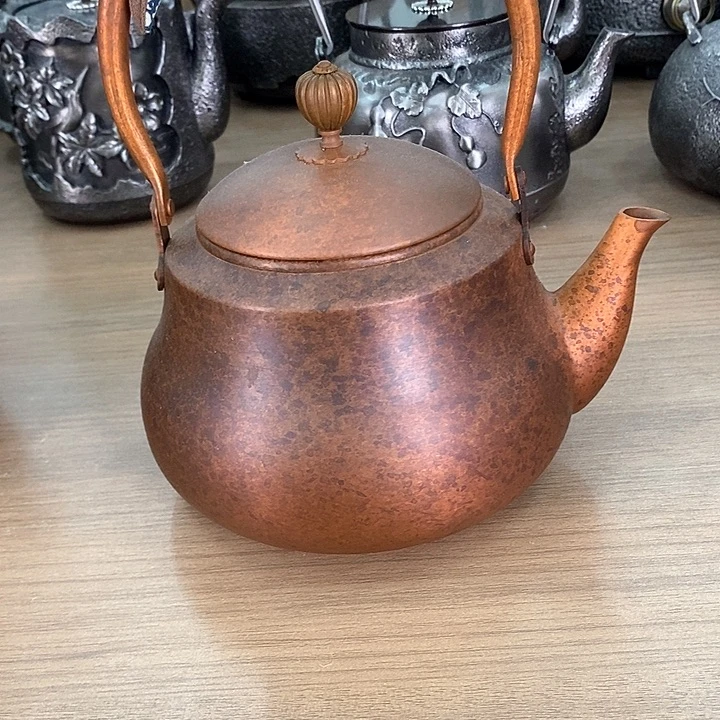 1紫铜壶1200毫升纯手工打造