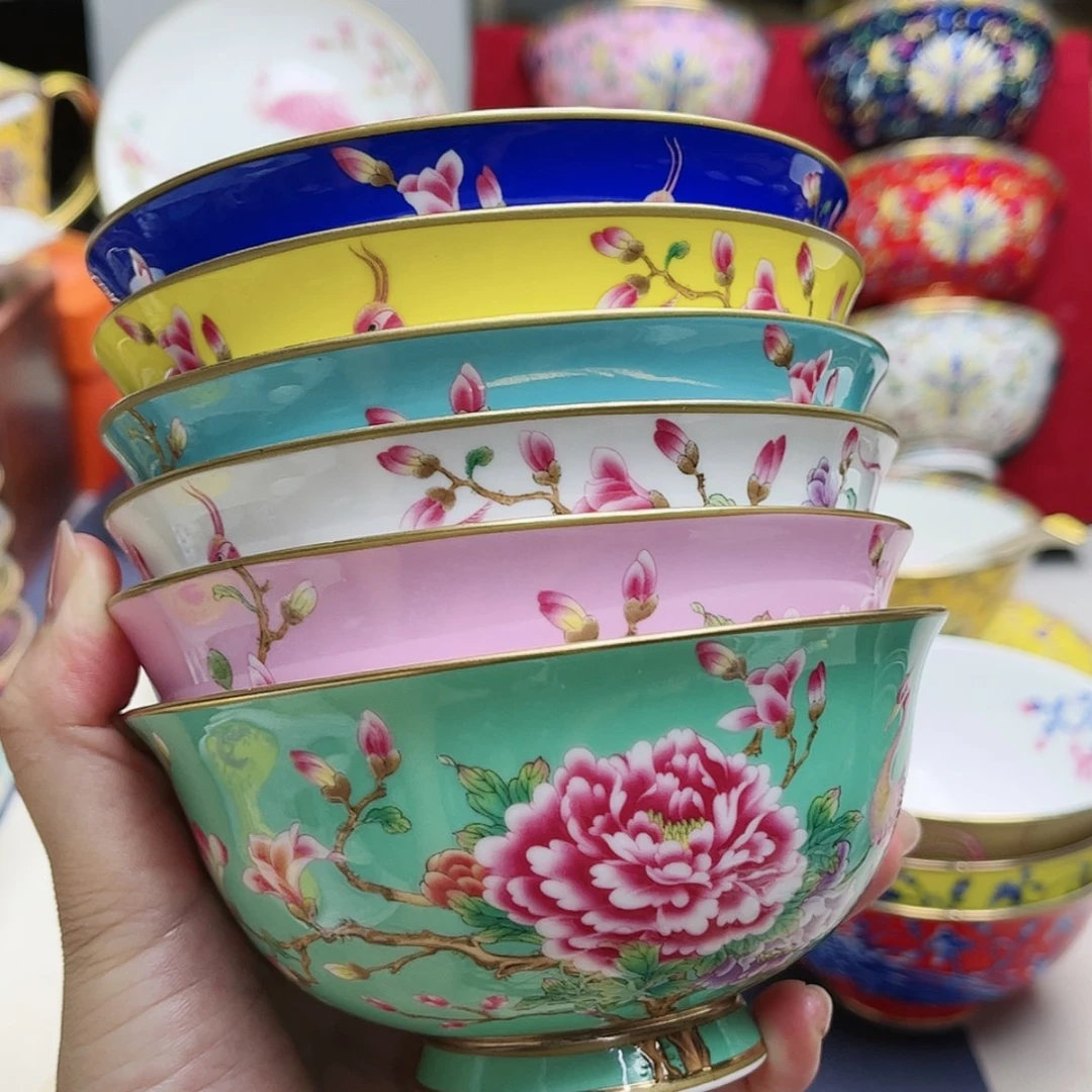 【闪购商品】珐琅4.5寸6个………………