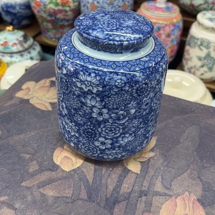 高端陶瓷茶叶罐密封罐