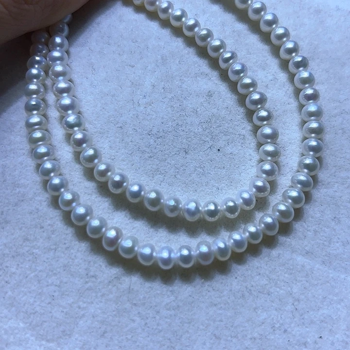 合金颈饰淡水珍珠