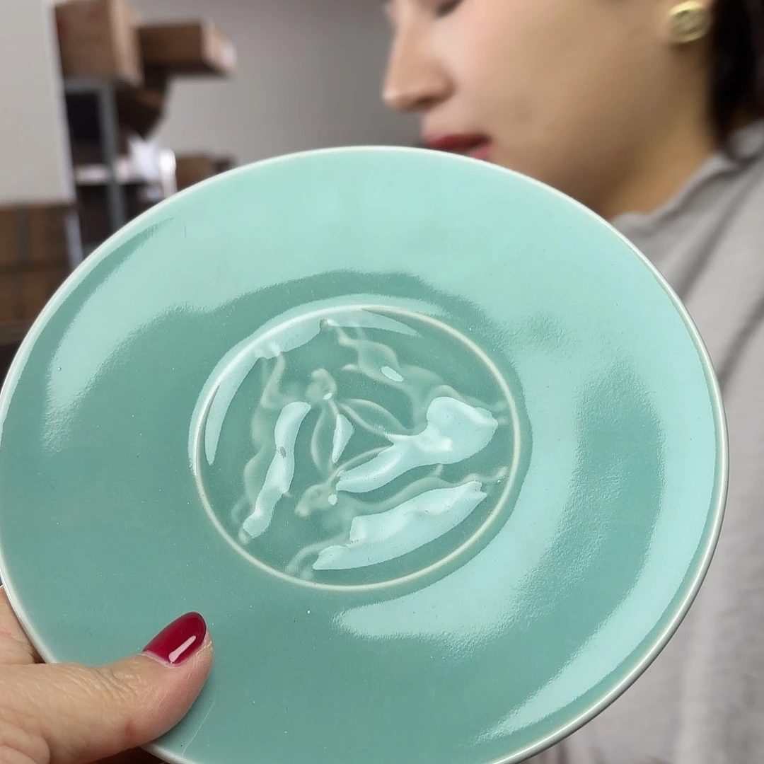 南***宫龙泉云间青瓷小米茶器