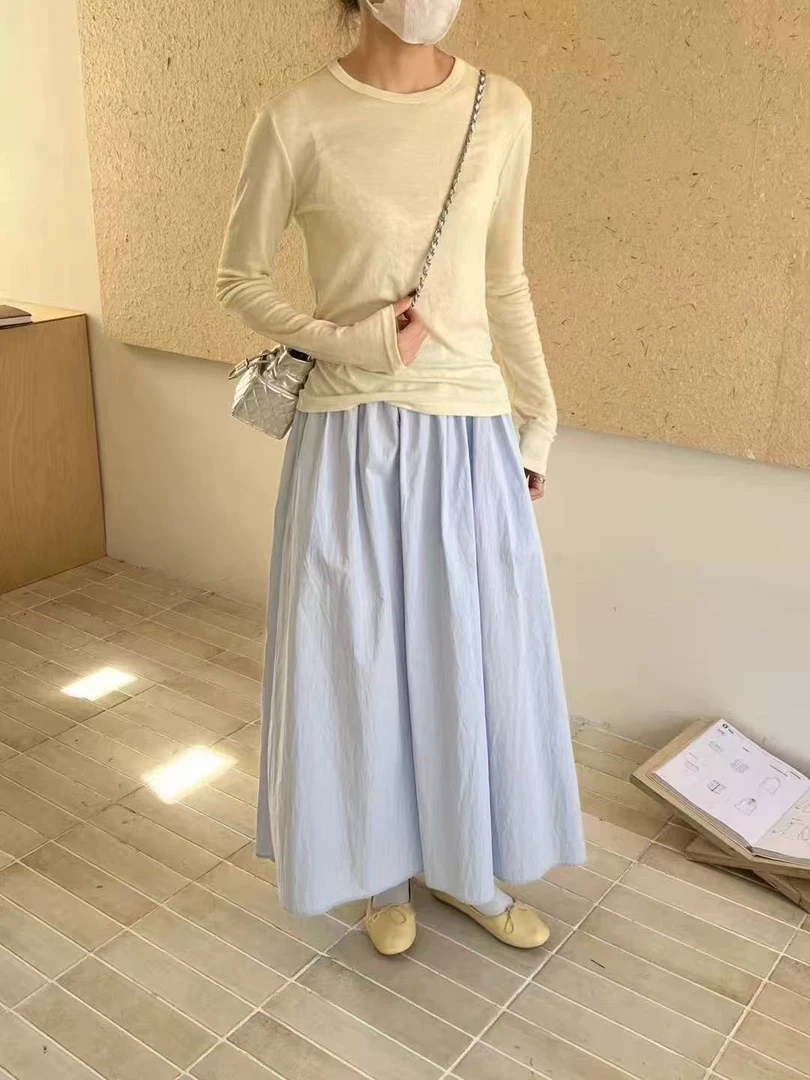 Datou 独特高腰半身裙女2506