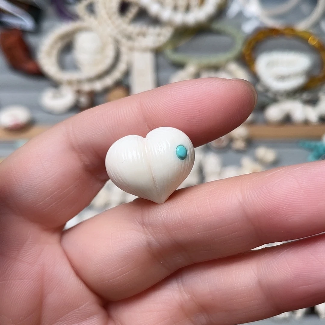 猛犸象牙手串/手链/手镯镶嵌大屁桃