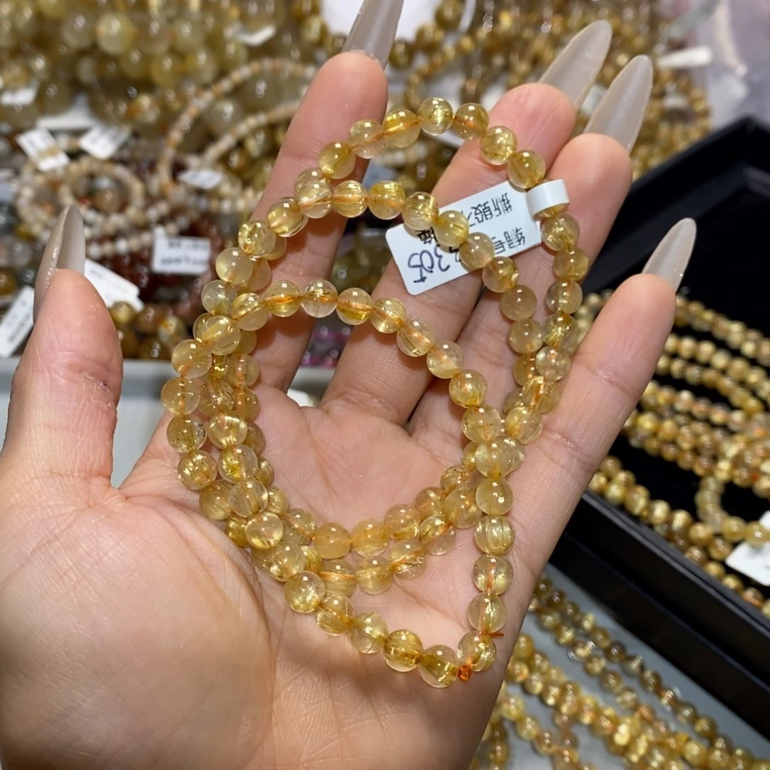 水晶手链未镶嵌塑***淋手链