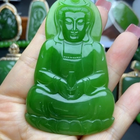 金***牛颈饰未镶嵌和田玉（糖玉）