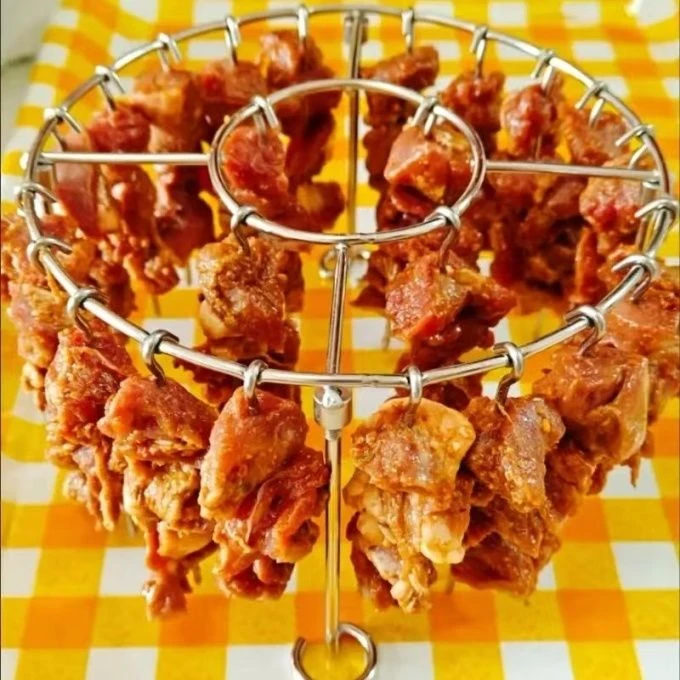 空气炸锅吊炉烤架聚会必备烤签烤针家用烤串通用热卖网红烤架