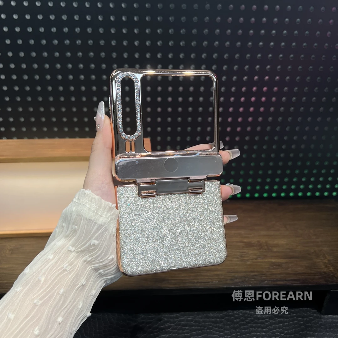 适用于华为Pura X手机壳阔折叠屏purax中轴女保护套网红闪钻时尚