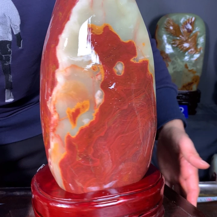 石材天然原石摆件