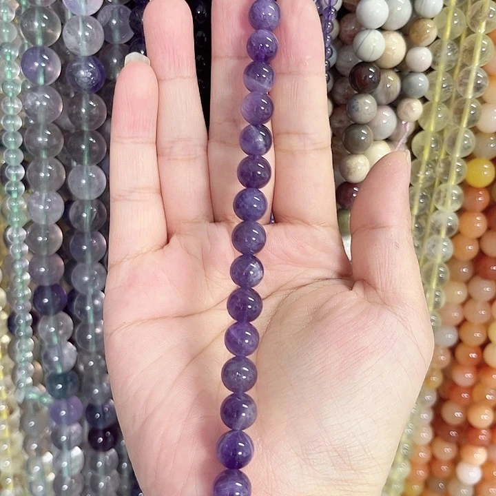 玛瑙/玉髓手链合金巴西紫水8