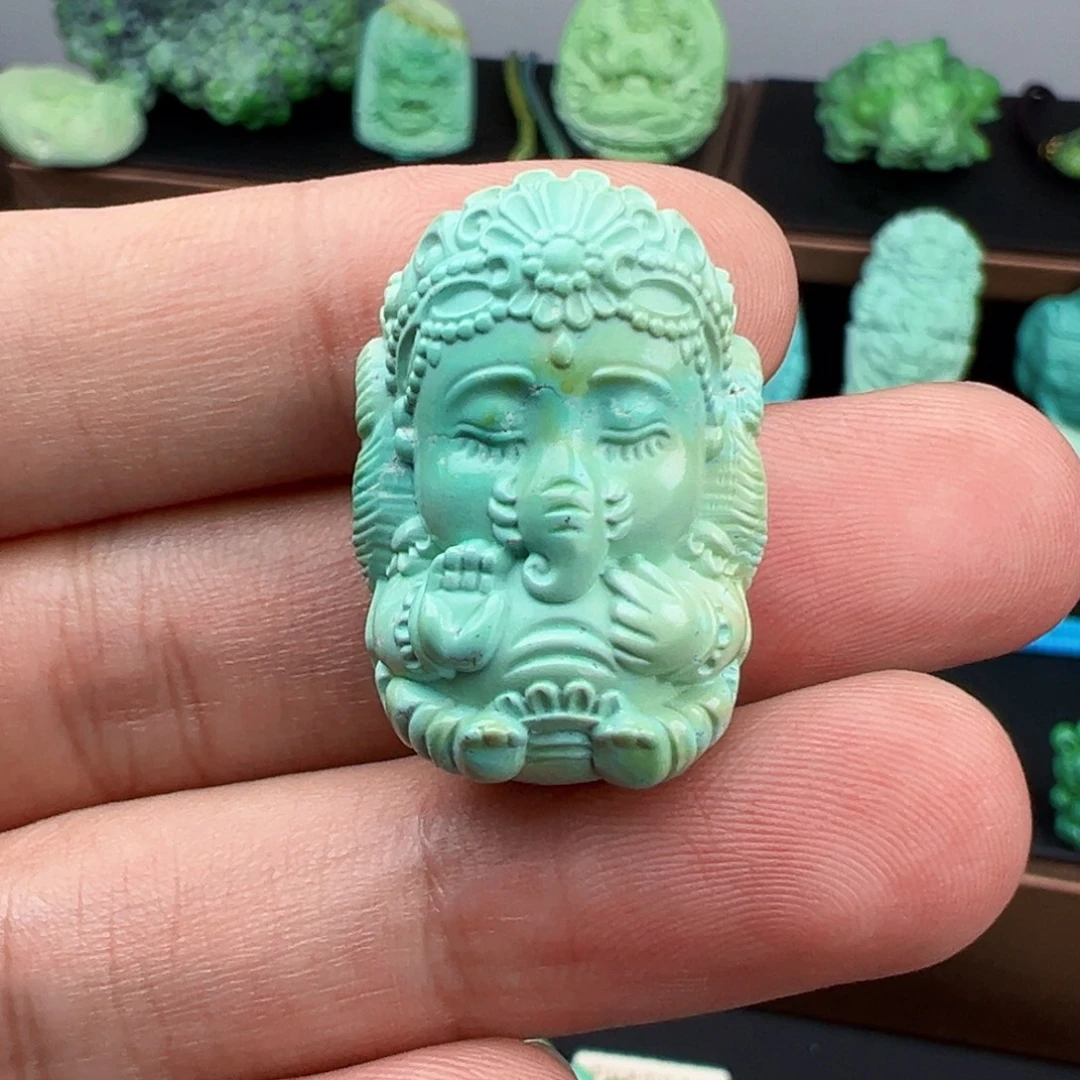 未镶嵌绿松石绿松石主播小林