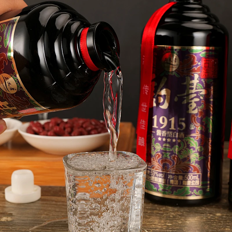 正义者钓基1915纯粮食白酒酱香型礼盒装送礼整箱53%Vol500ML*6瓶