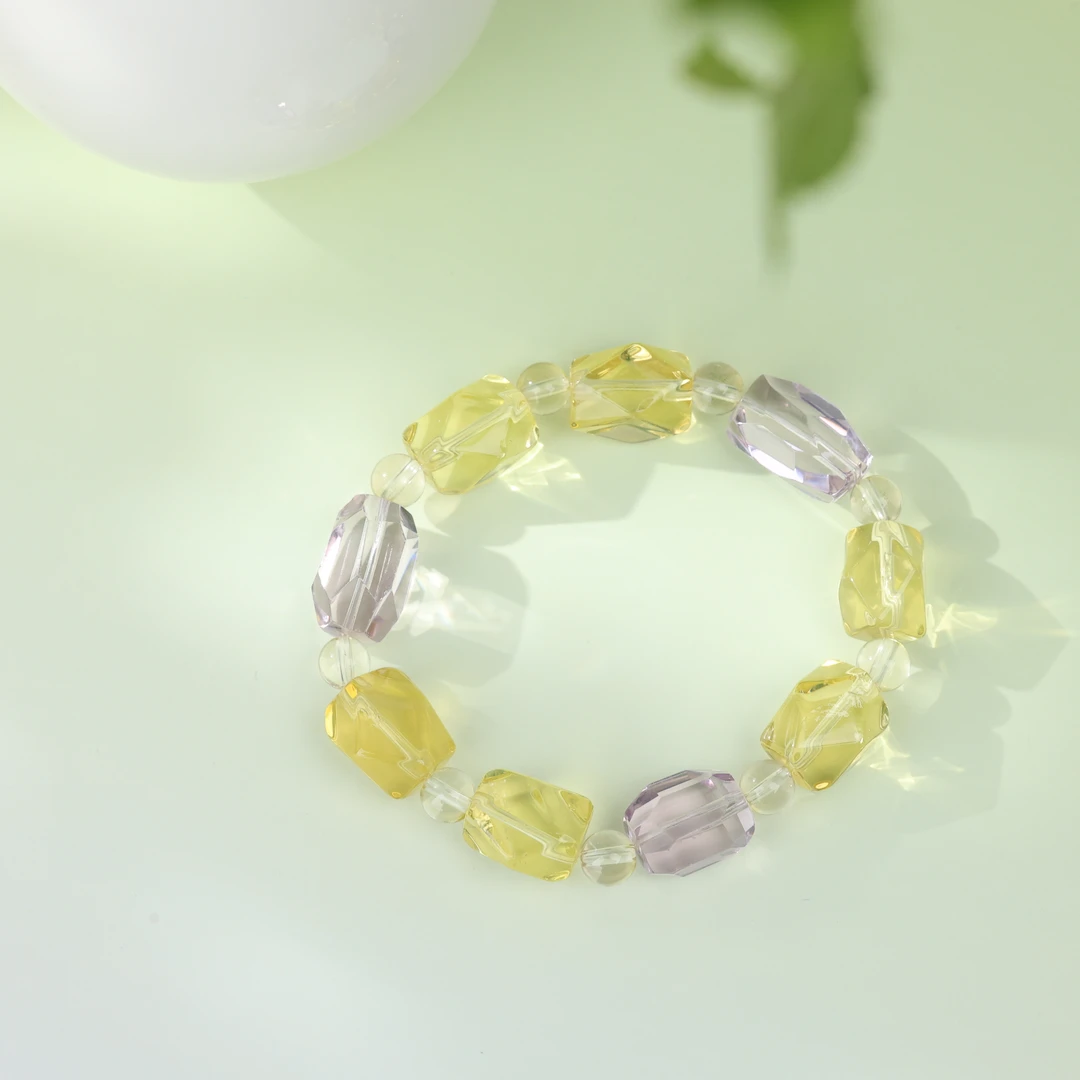 【央博玉】紫水晶黄水晶手链-YB93820547-多样性发一|BSJ3