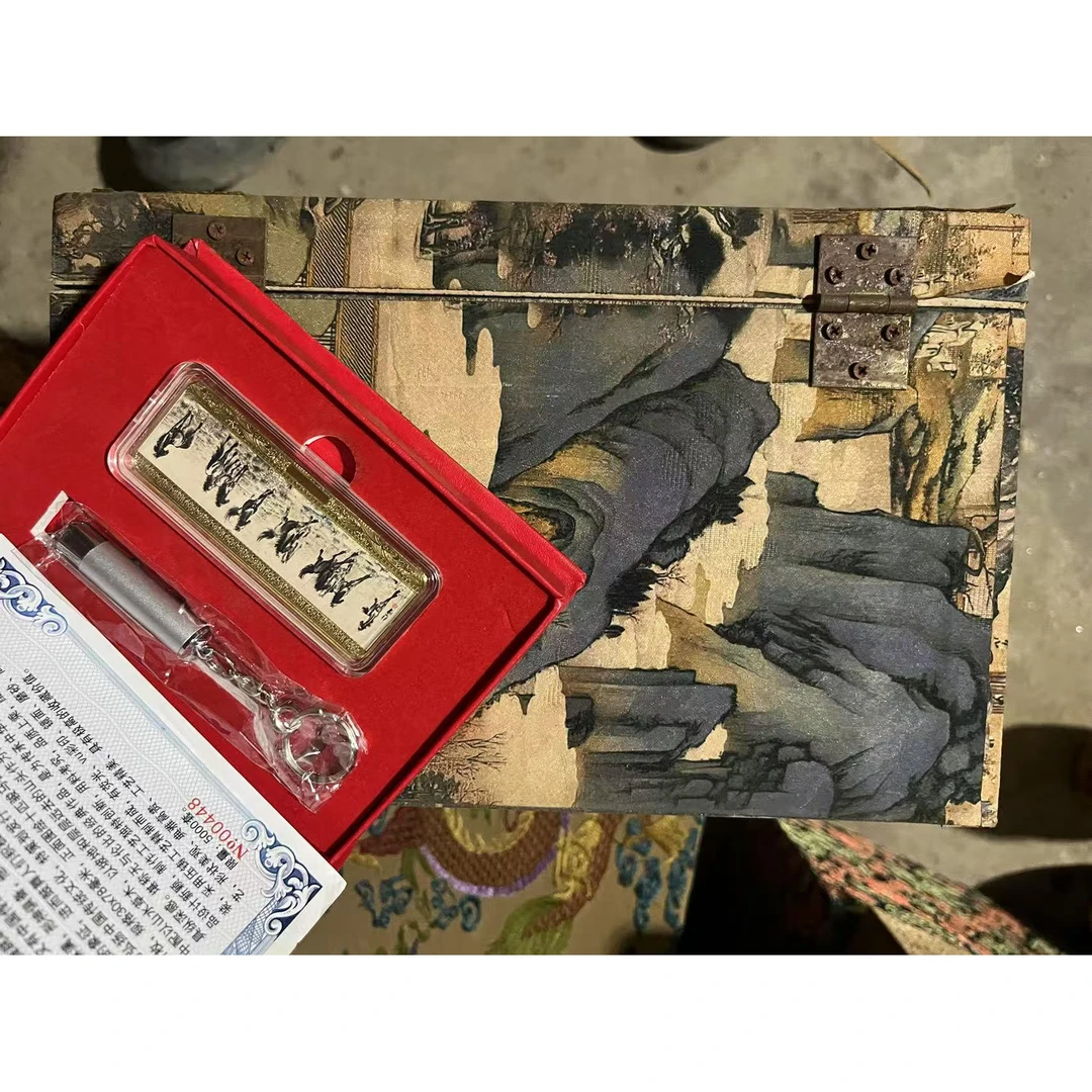 精品摆件真漂亮抄箱闷带红盒