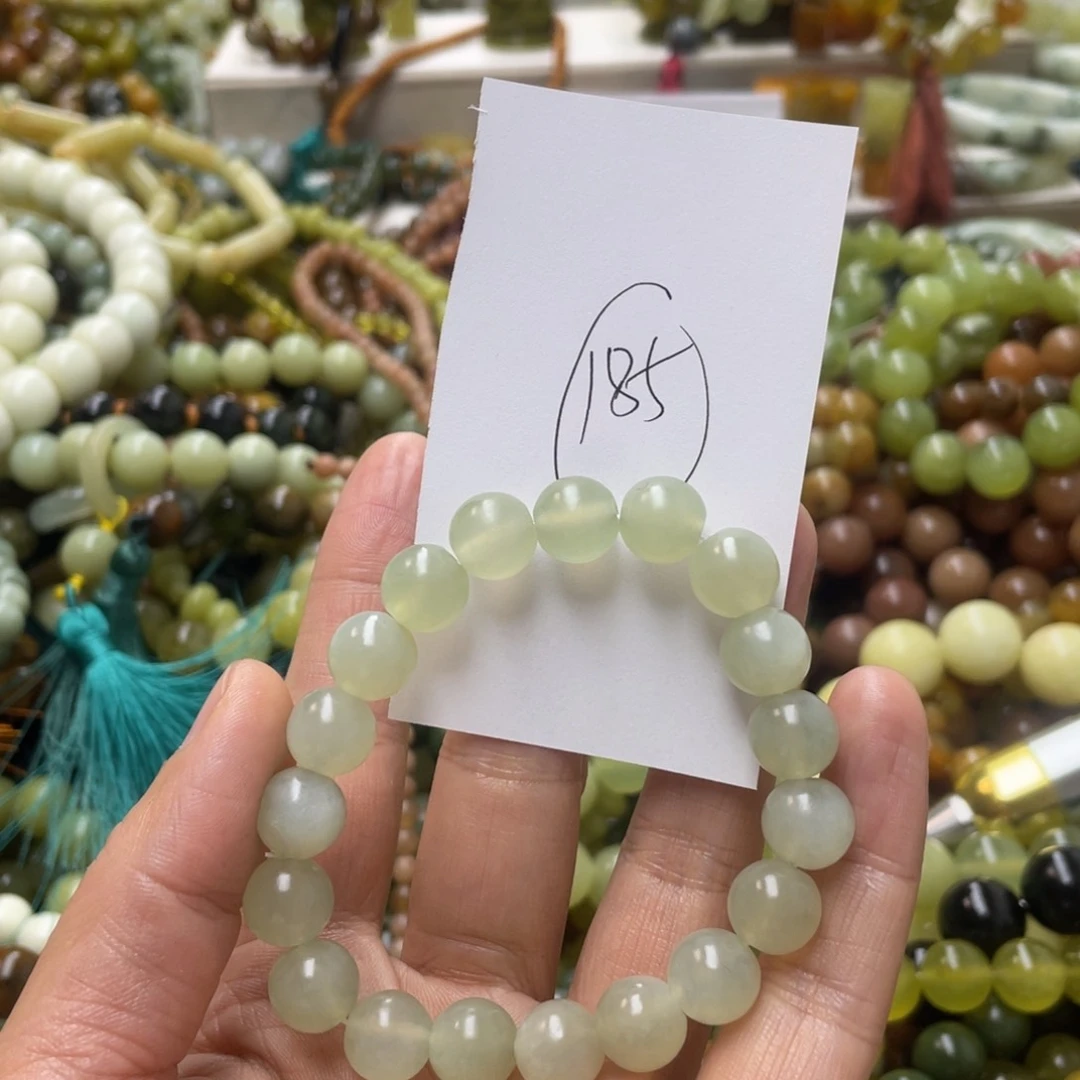 蛇纹石玉手链未镶嵌