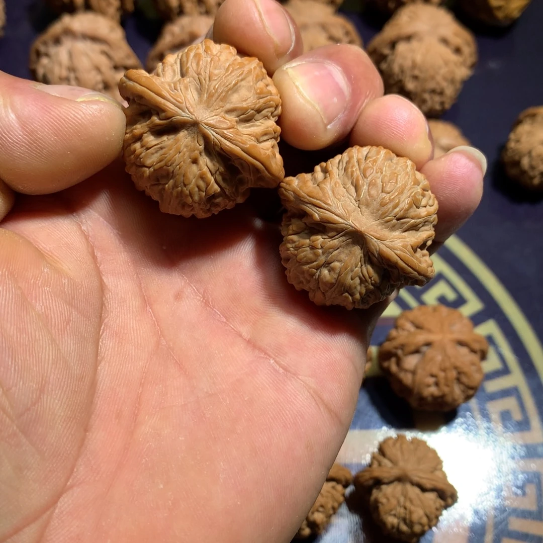 文玩核桃把件磨盘36