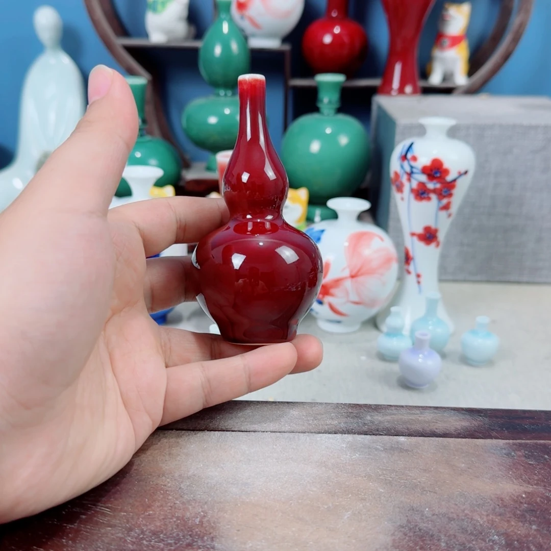 陶瓷手工小花器摆件