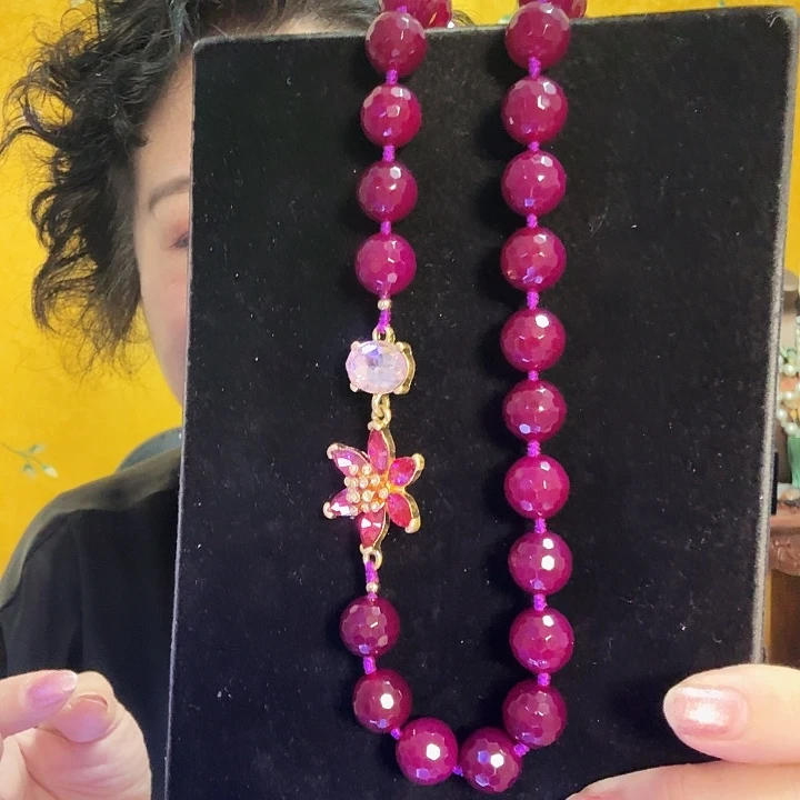 风***荷玛瑙/玉髓未镶嵌颈饰