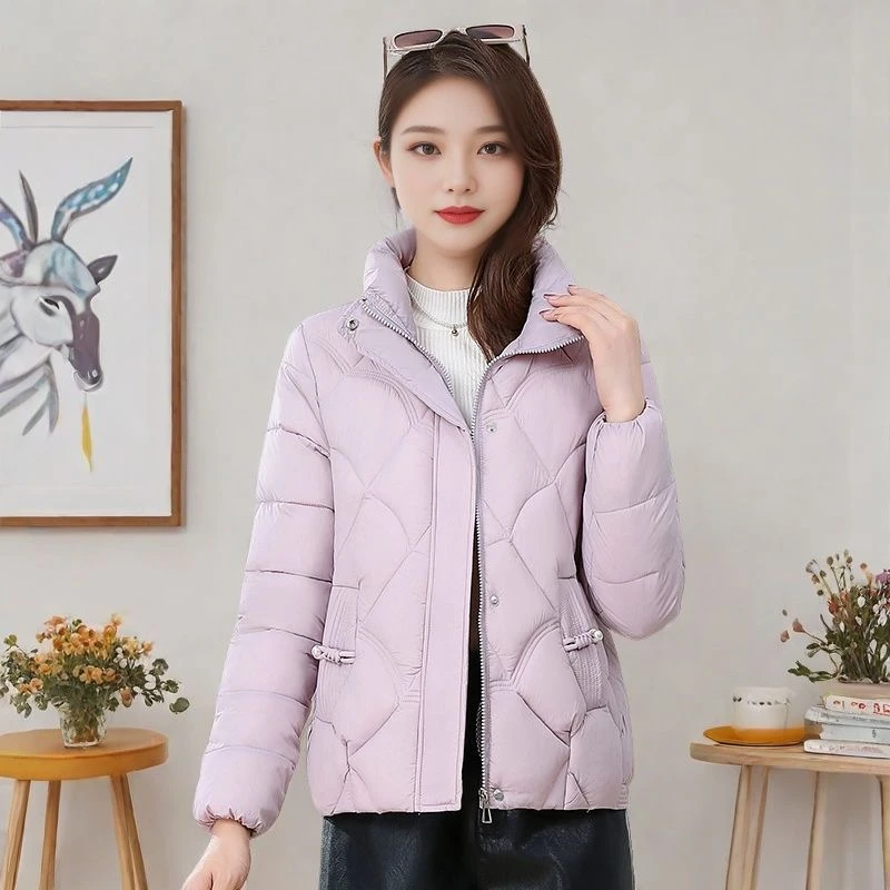 新款女士棉袄小个子冬季短款洋气棉服时尚保暖显瘦加厚棉衣外套袄