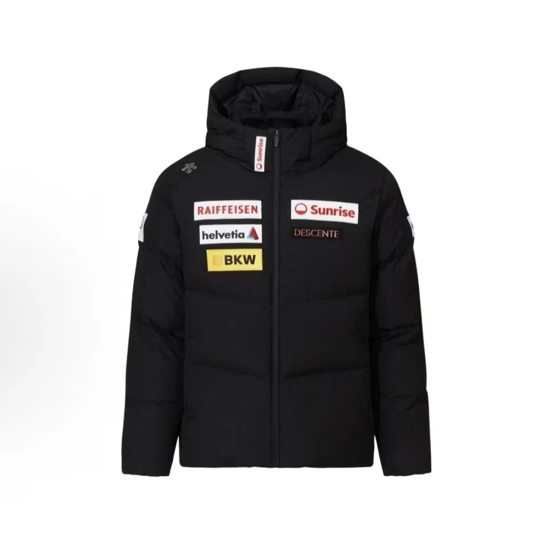 DESCENTE/迪桑特25年新款联名 防风户外宽松连帽长袖韩版羽绒服