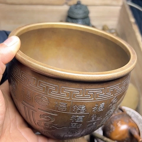 铜制文玩把玩物件