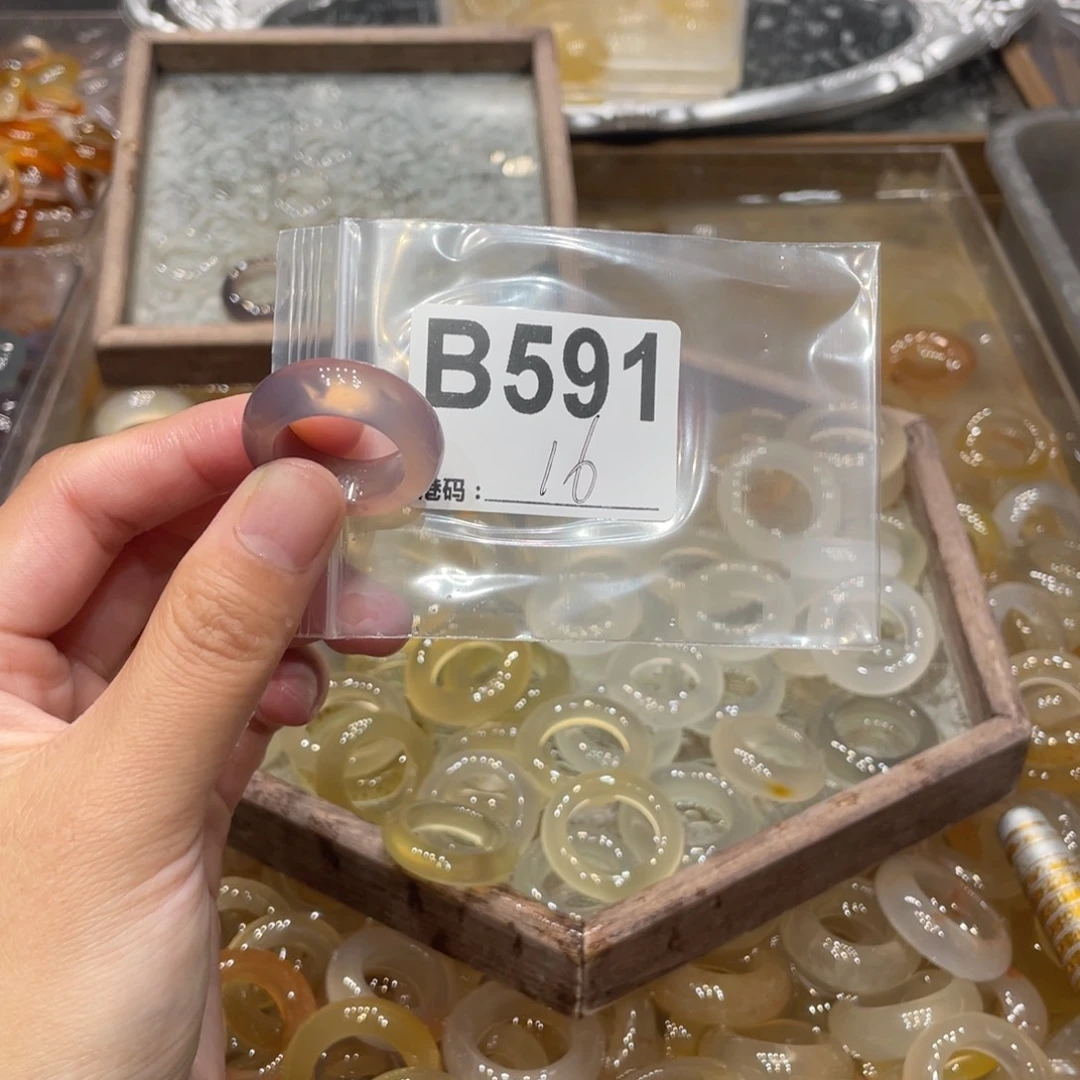 玛瑙/玉髓未镶嵌戒指591