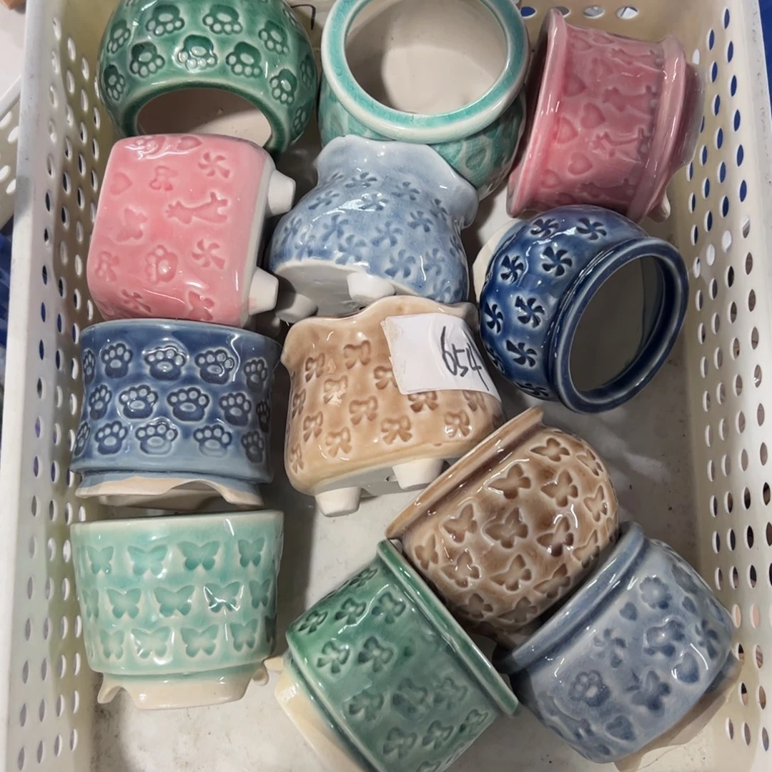 陶瓷陶瓷多肉花盆@@644