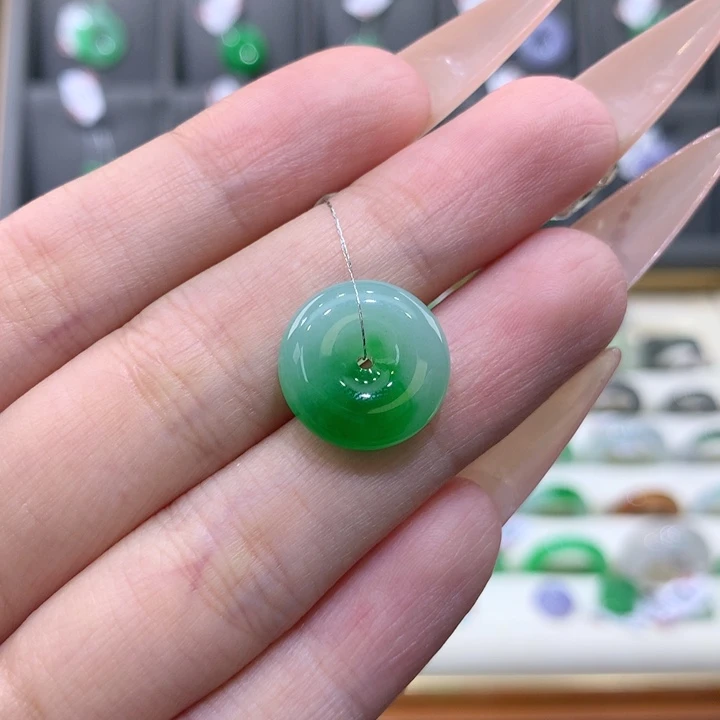 未镶嵌戒指翡翠平安扣