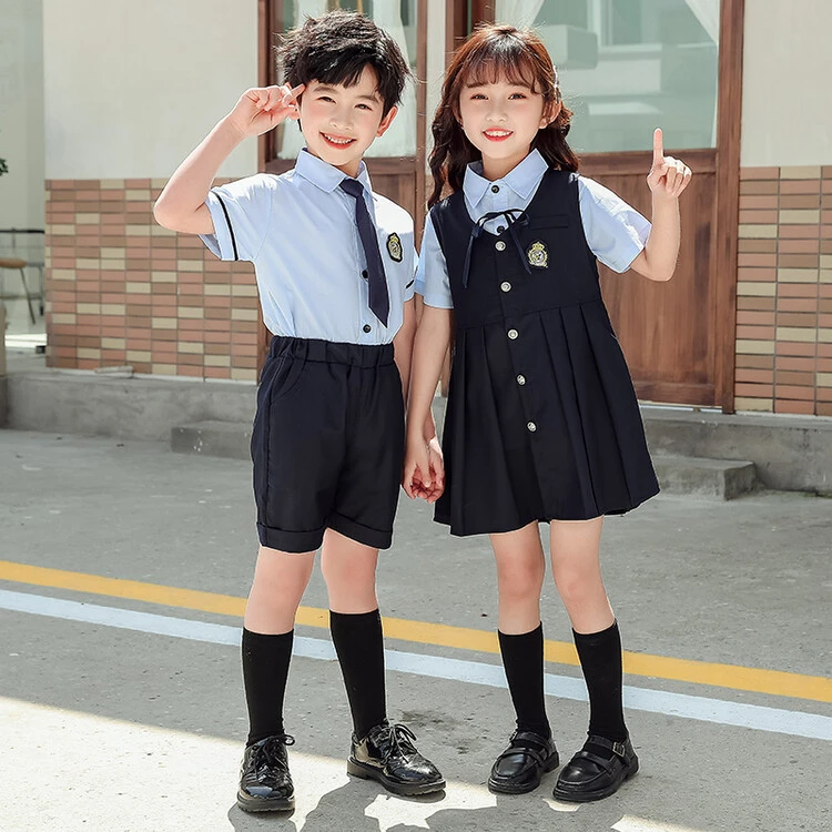 小学生校服春夏装套装班服儿童幼儿园园服夏季开学毕业拍照英伦风