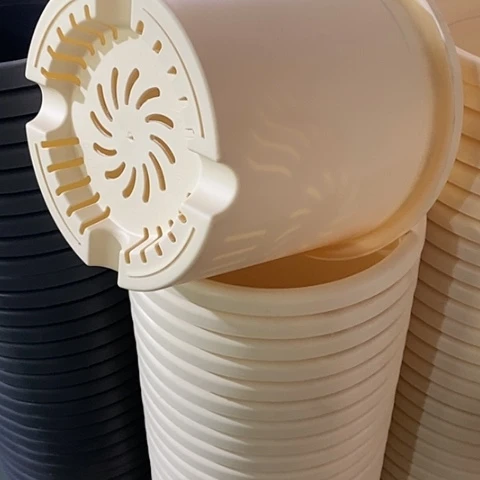 树脂四季5号米黄无托6个