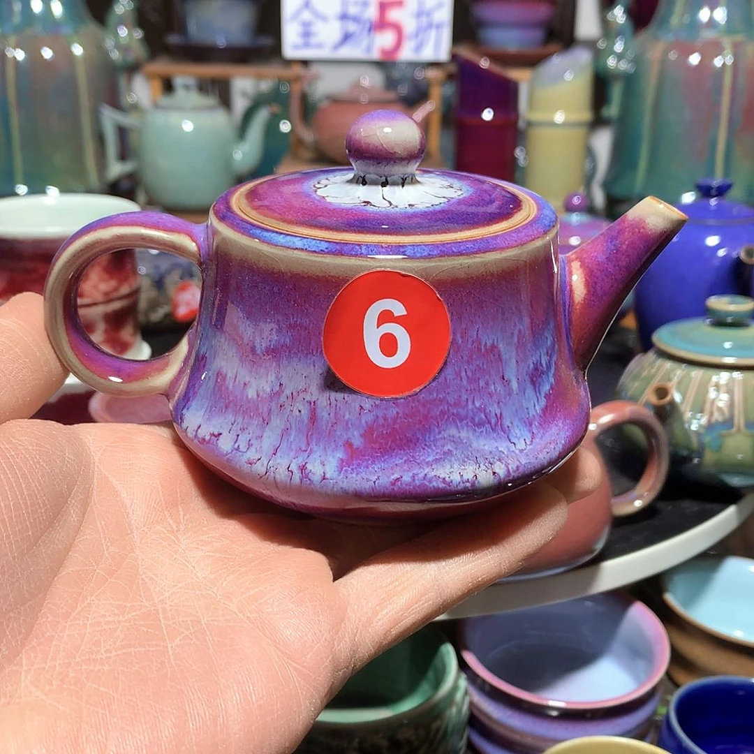 杯g****k纯手工山水釉井栏壶