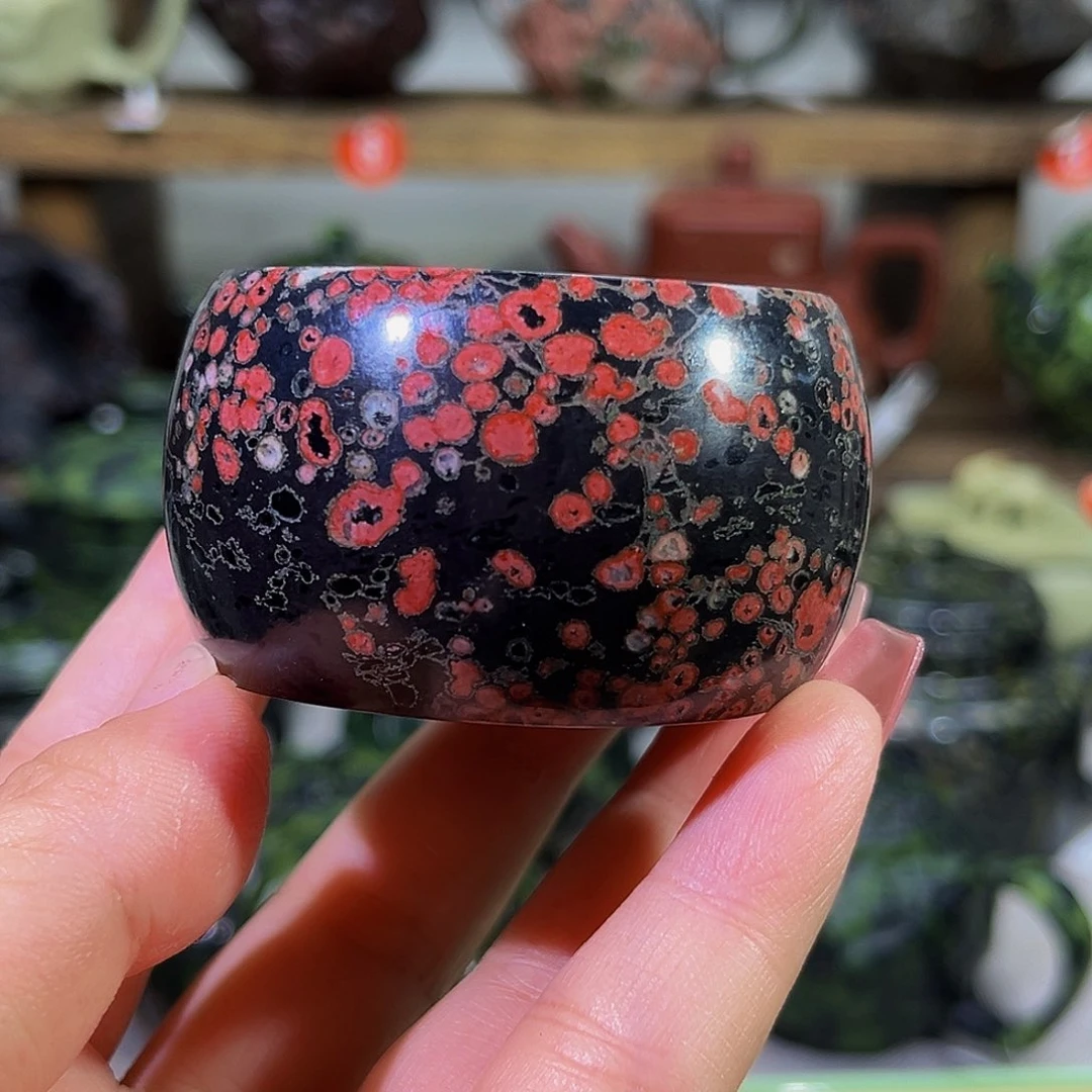 梅花玉圆鼓杯50cc精品收藏级