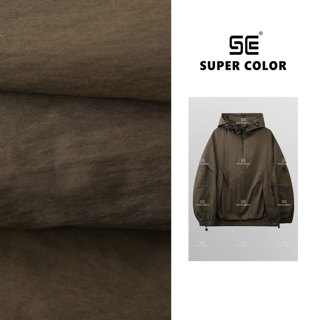 supercolor【黑武士夹克】25ss//新款百搭男女同款连帽套头夹克 1