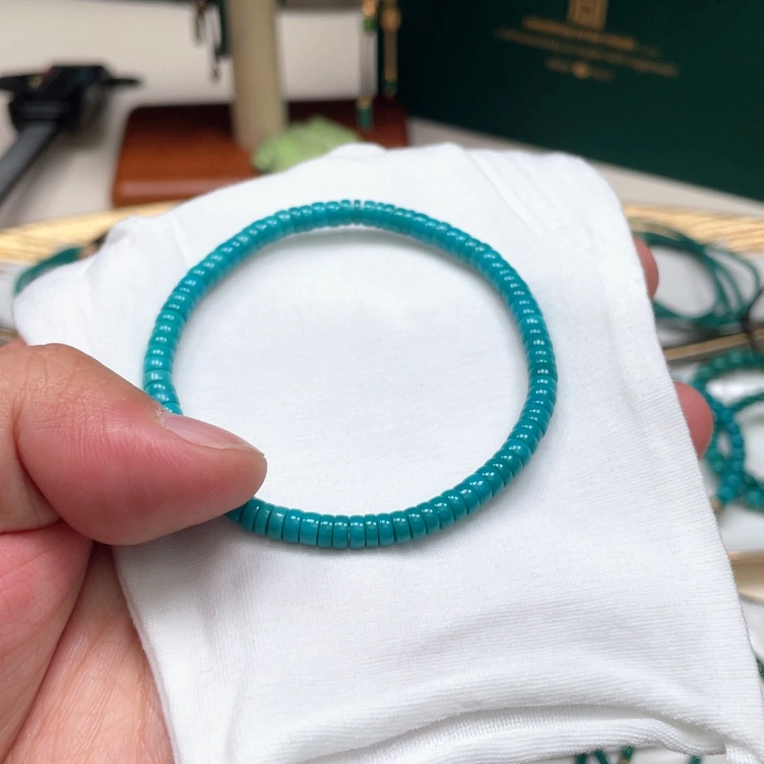 s***！绿松石未镶嵌手串