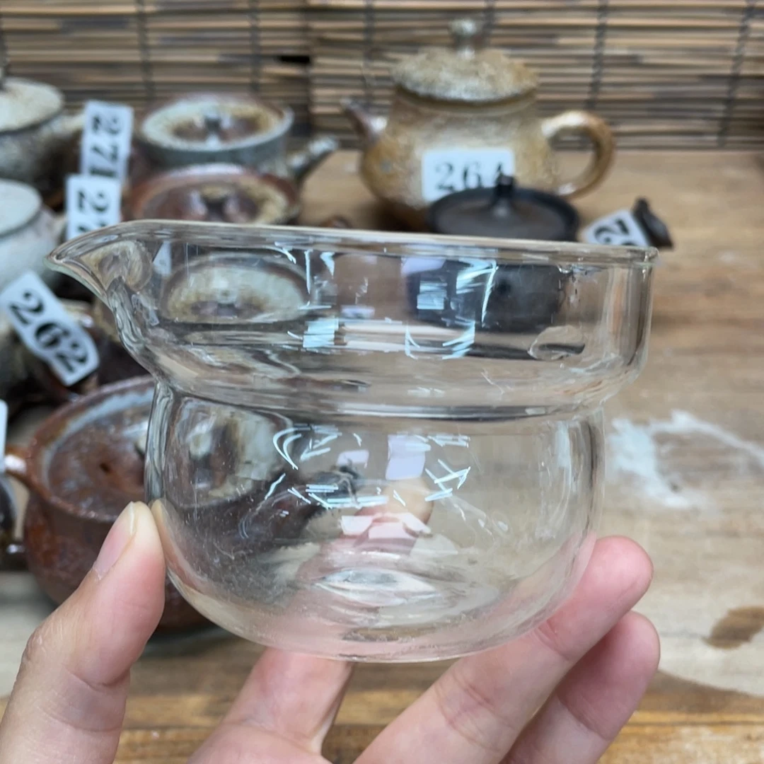 纯手工柴烧茶壶茶具两个