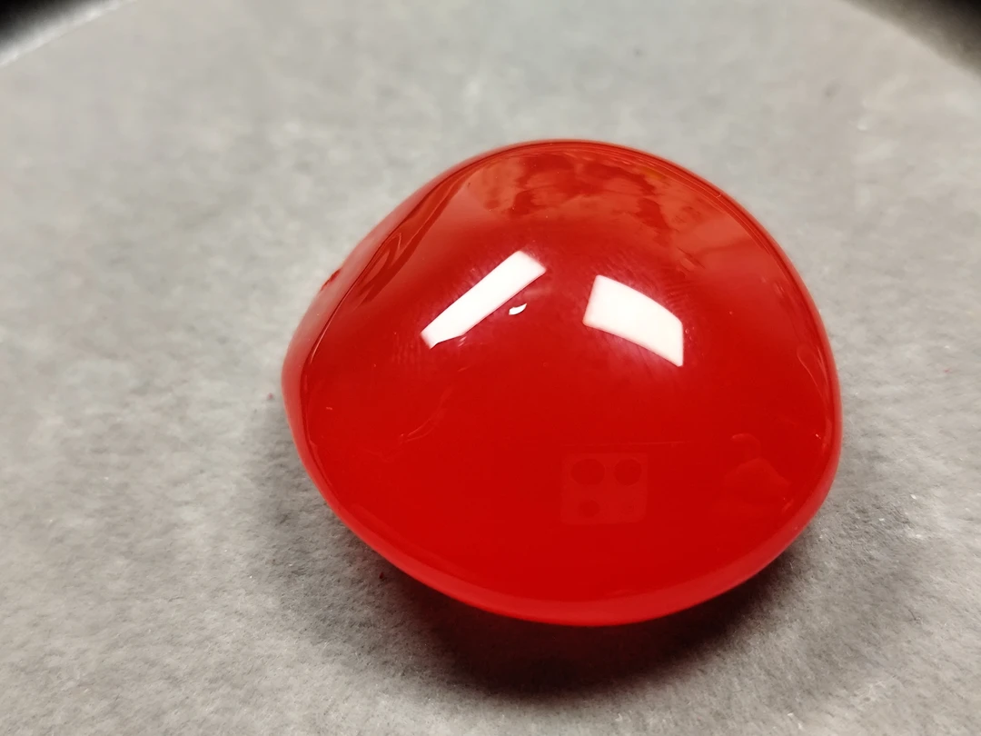 非金属皮质吊坠 青鱼石#红#+