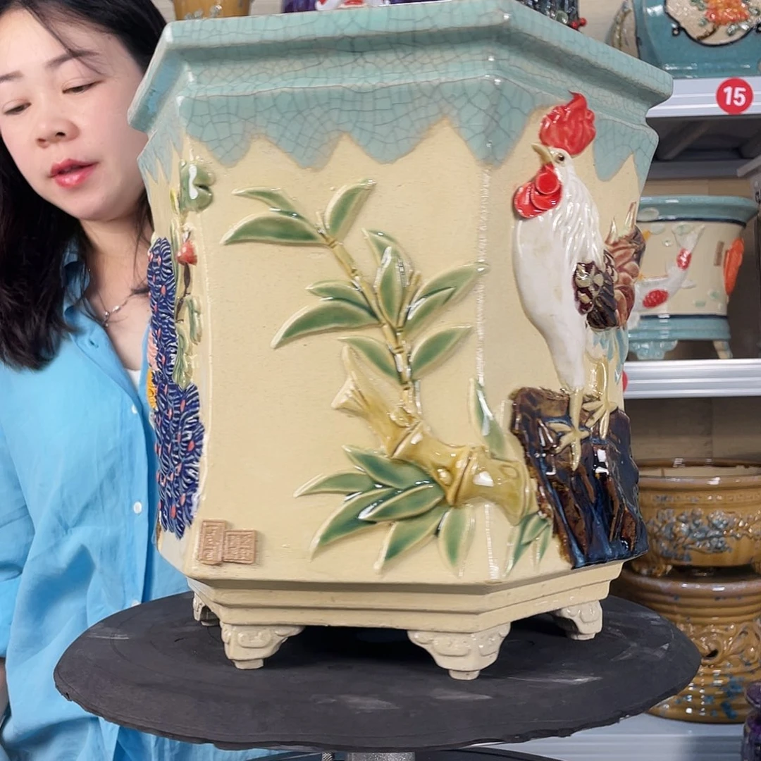@****?正宗岭南石湾花盆