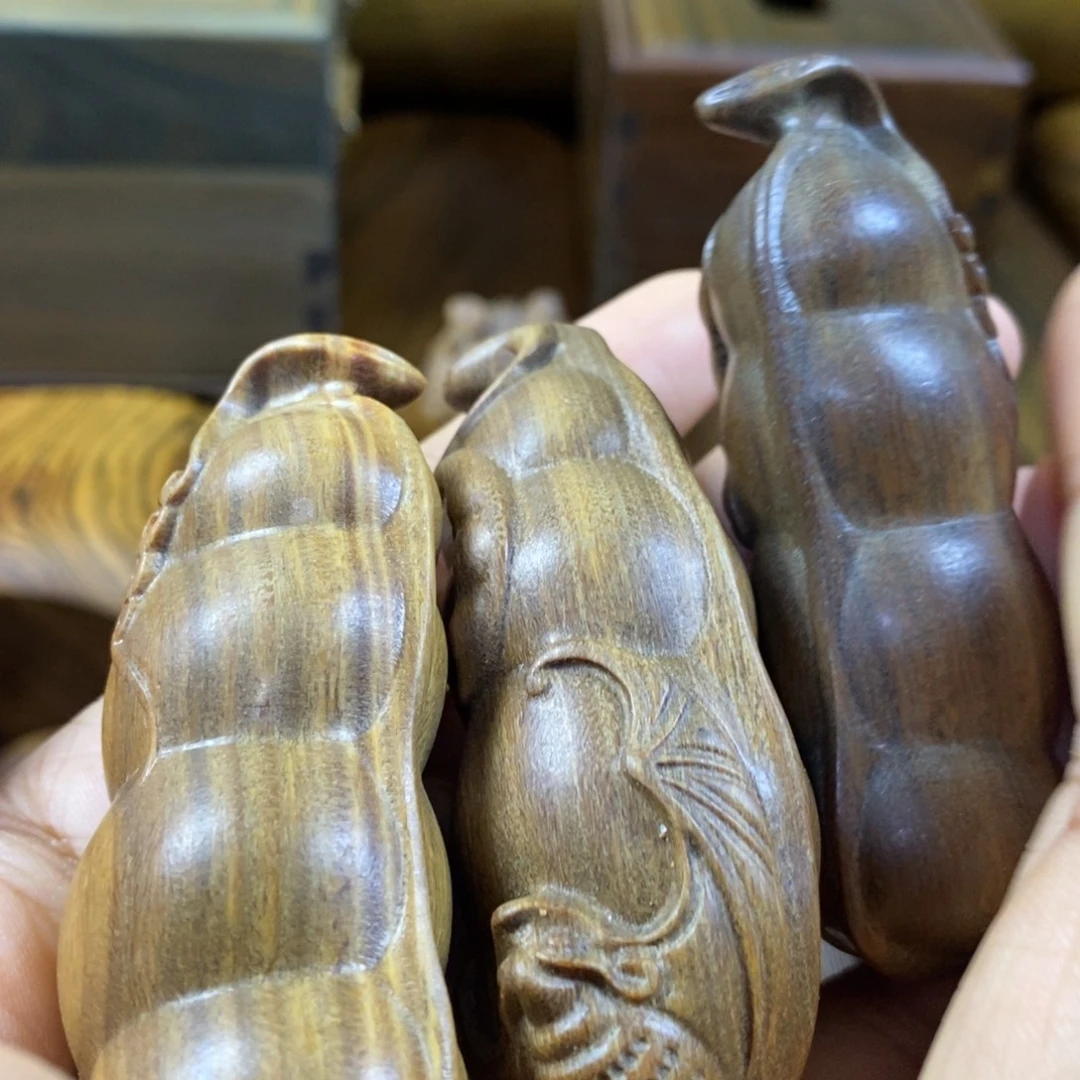 陶瓷绿檀木制工艺品66