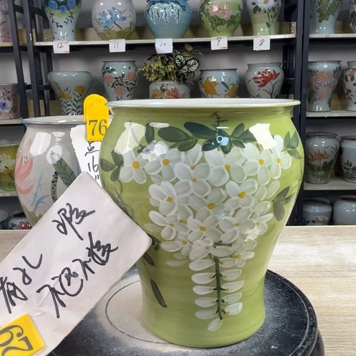 罐1tc景德镇陶瓷花盆