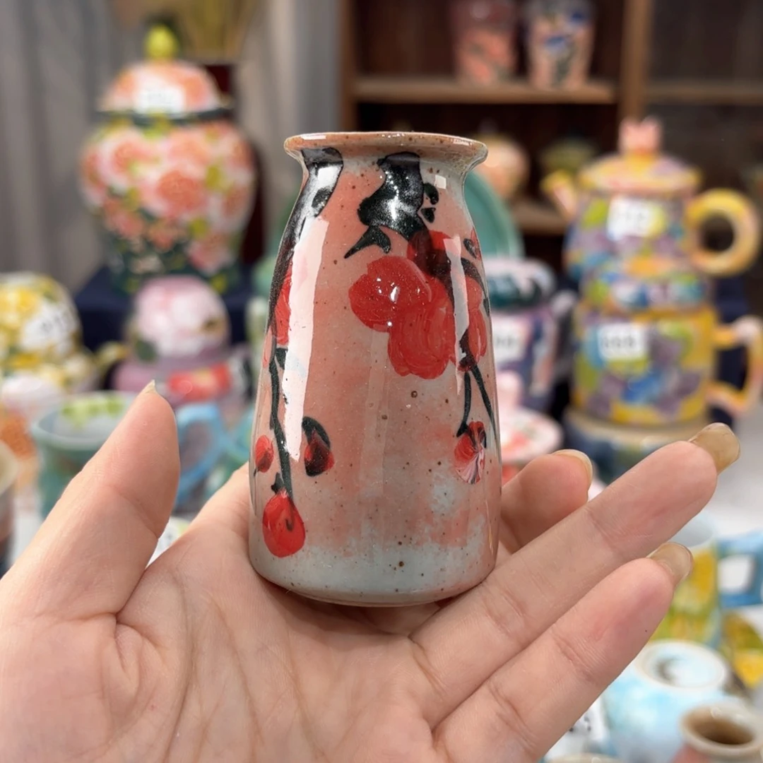 景德镇手绘高温釉下彩陶瓷茶具