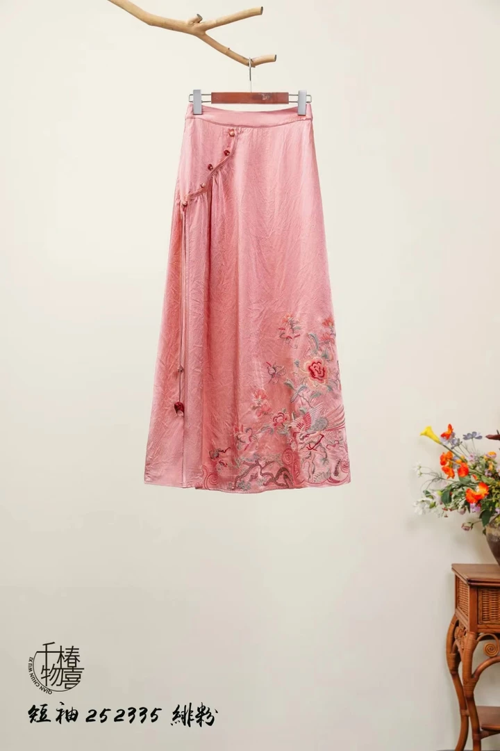 【芳菲】民族风刺绣半裙252335