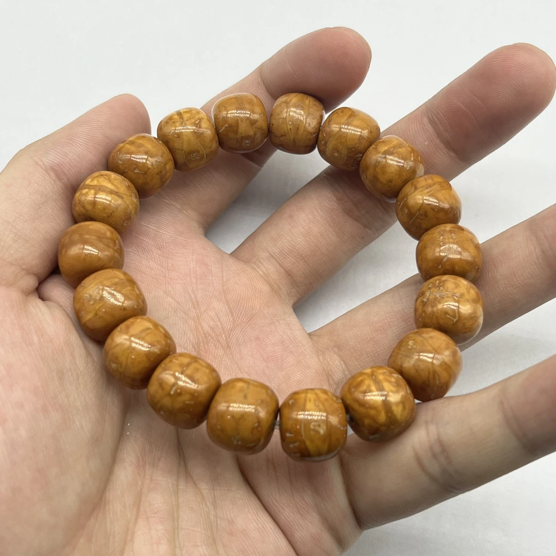 A1 凤眼菩提精工光面桶珠卡11*13单圈 397 （配A1礼盒）