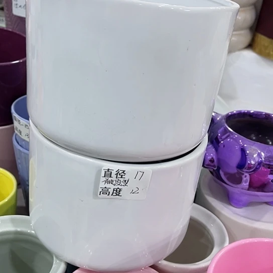 多肉绿植陶瓷花盆9.9包邮，有孔