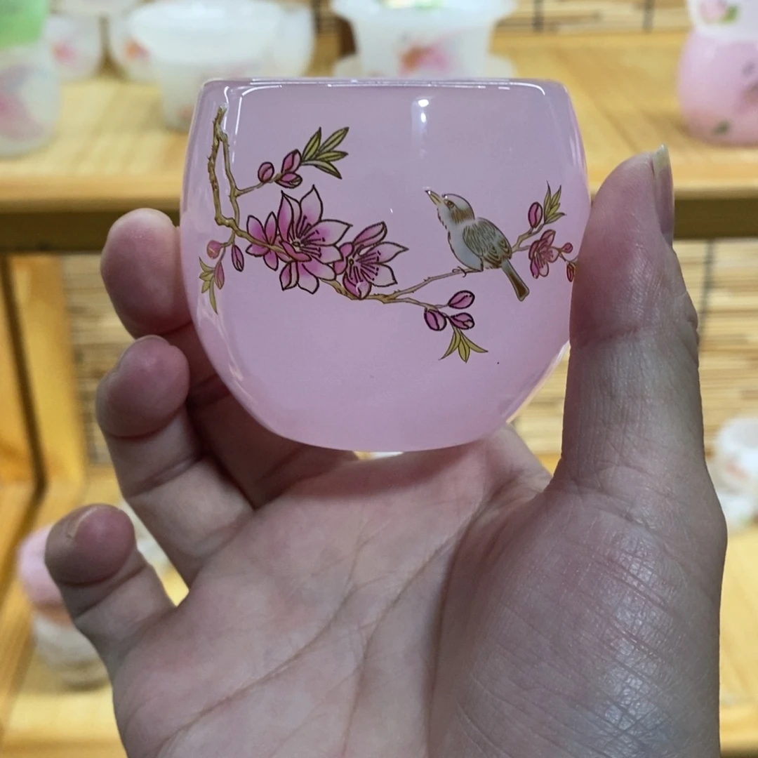 手工艺品琉璃喜上眉梢主人杯