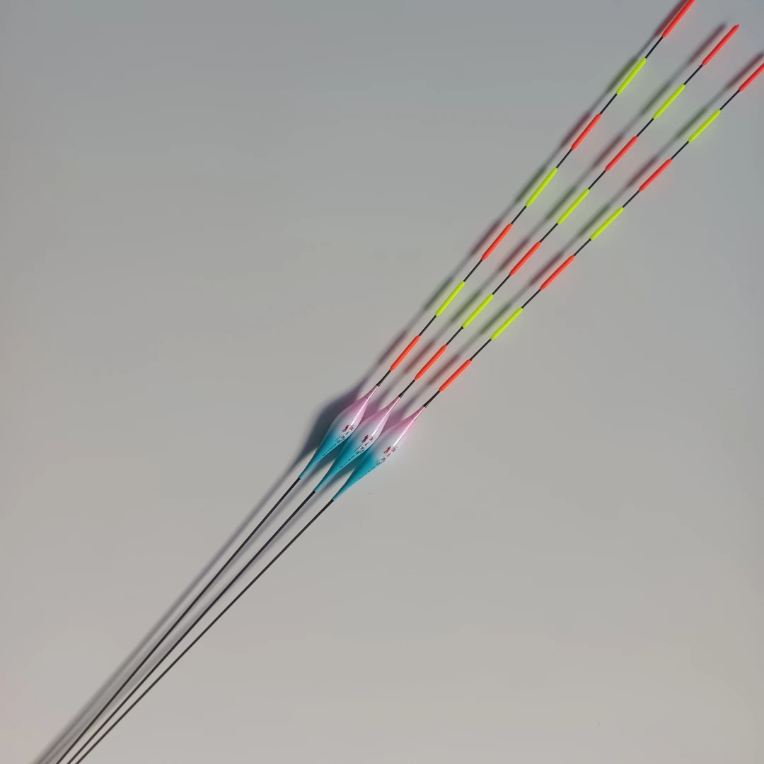 新款无铅漂7目塑料尾串串尾醒目耐用跑铅漂浮漂