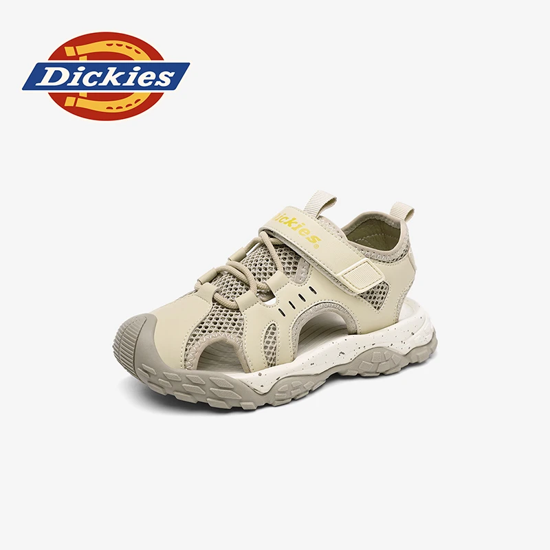 Dickies2025女童男童休闲秋季透气软底时尚宝宝包头小童沙滩鞋