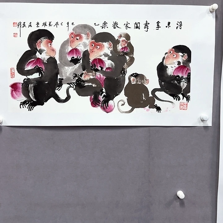 国画亲笔手绘放心去藏