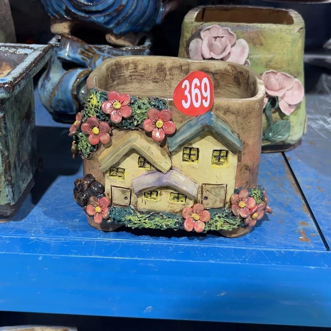369 号陶然花器手工花盆